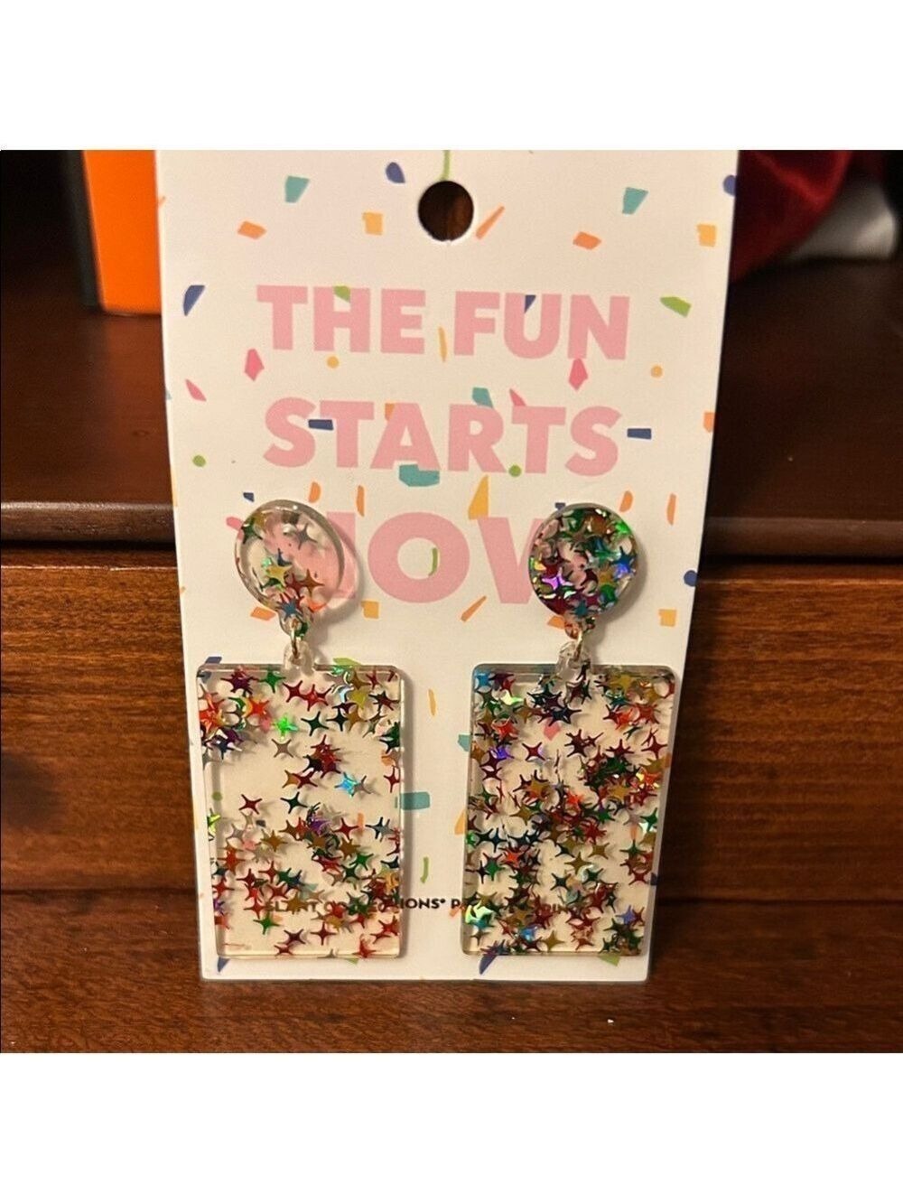 Confetti Earrings Colorful